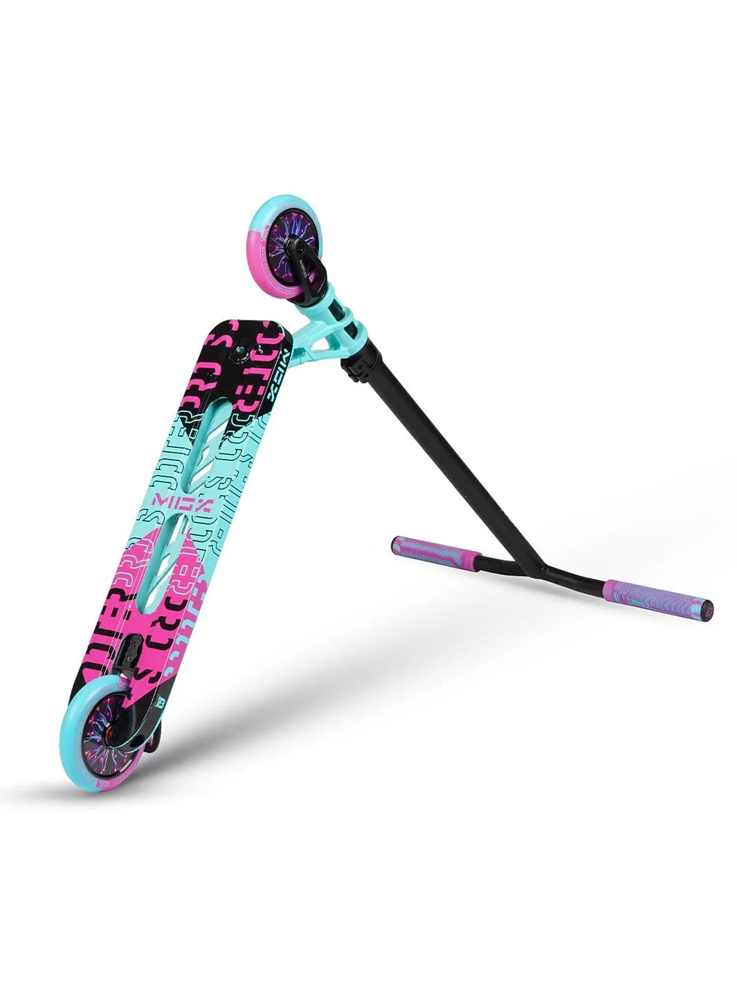 Madd Gear MGX P1 sparkcykel Teal Pink nybörjare