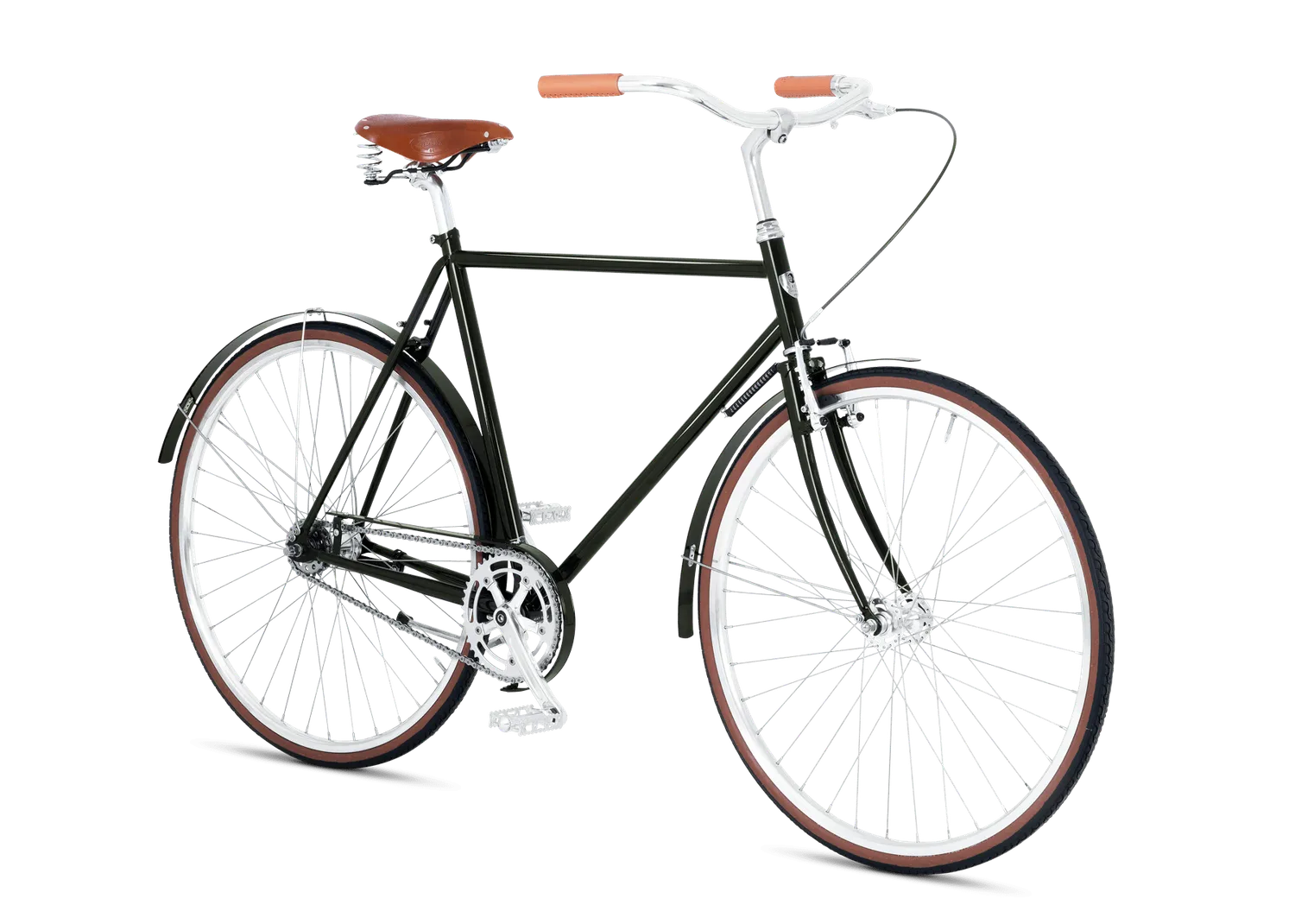 BikeID Majestic 7 elcykel Deep Green 7-växlad