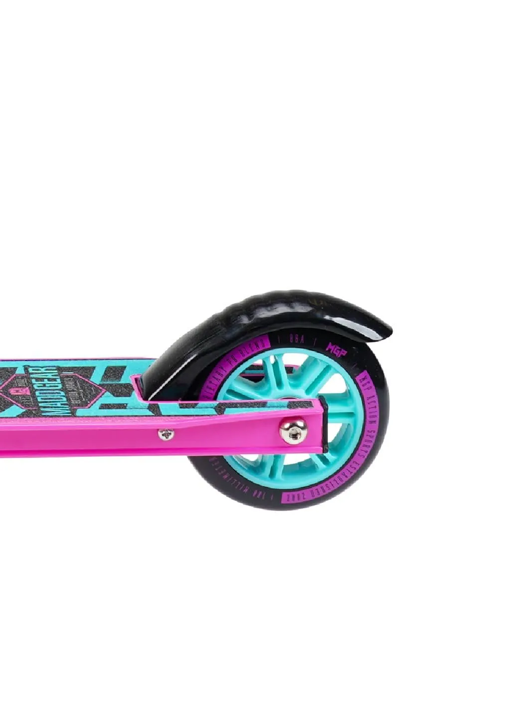 MGP Carve 100 sparkcykel rosa turkos hopfällbar