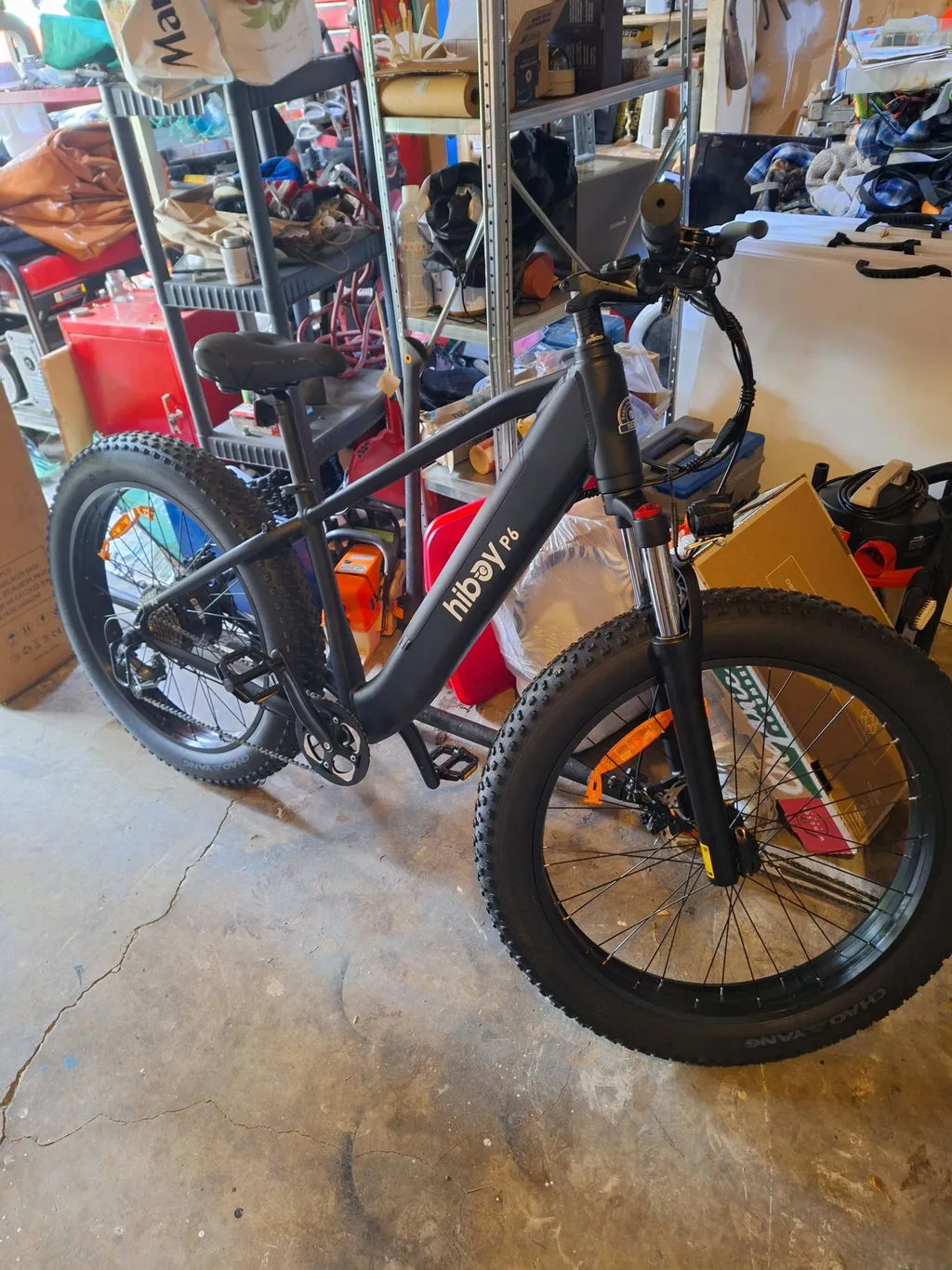 Hiboy P6 elcykel fatbike grova däck