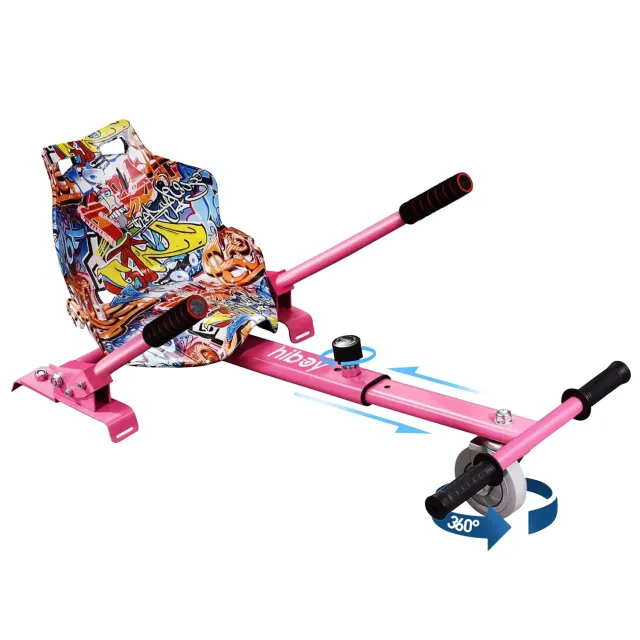Hiboy HC-01 hoverboardsits gokart svart graffiti