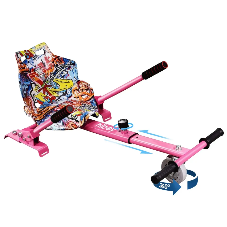 Hiboy HC-01 hoverboardsits gokart svart graffiti