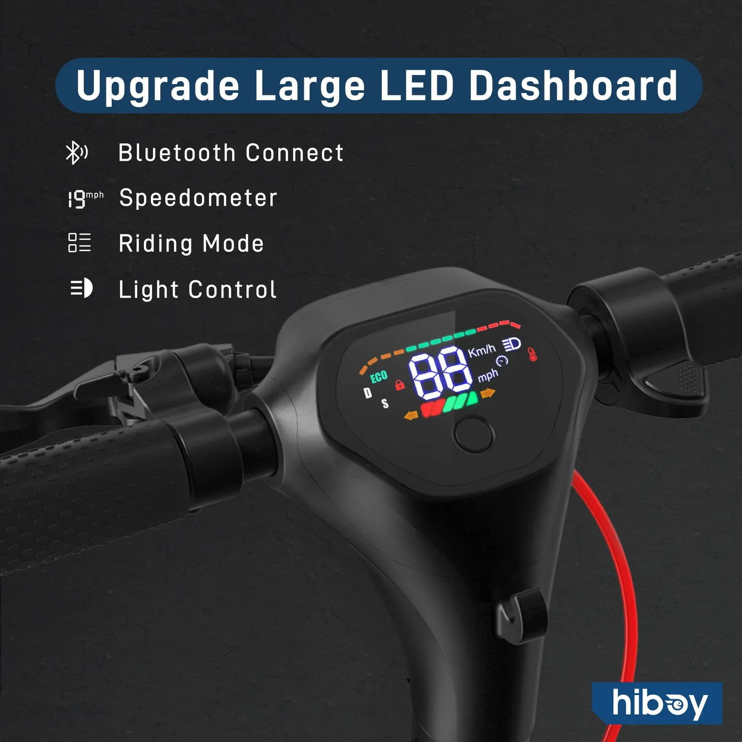 Hiboy KS4 Pro elsparkcykel Basic 500W 40 km räckvidd
