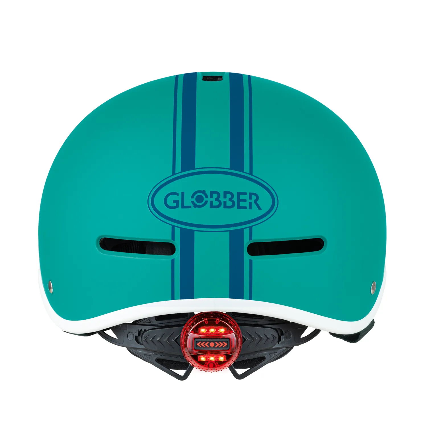 Globber Ultimum barnhjälm S/M 51-55cm med LED-bakljus