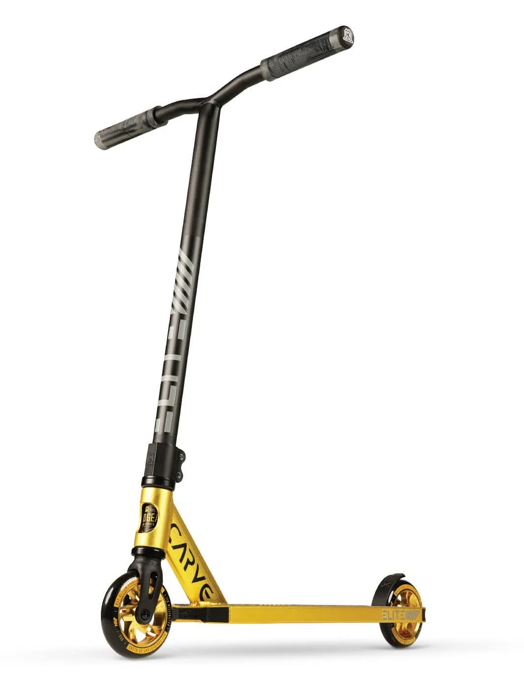 MGP Carve Elite tricksparkcykel svart guld lätt 100 kg
