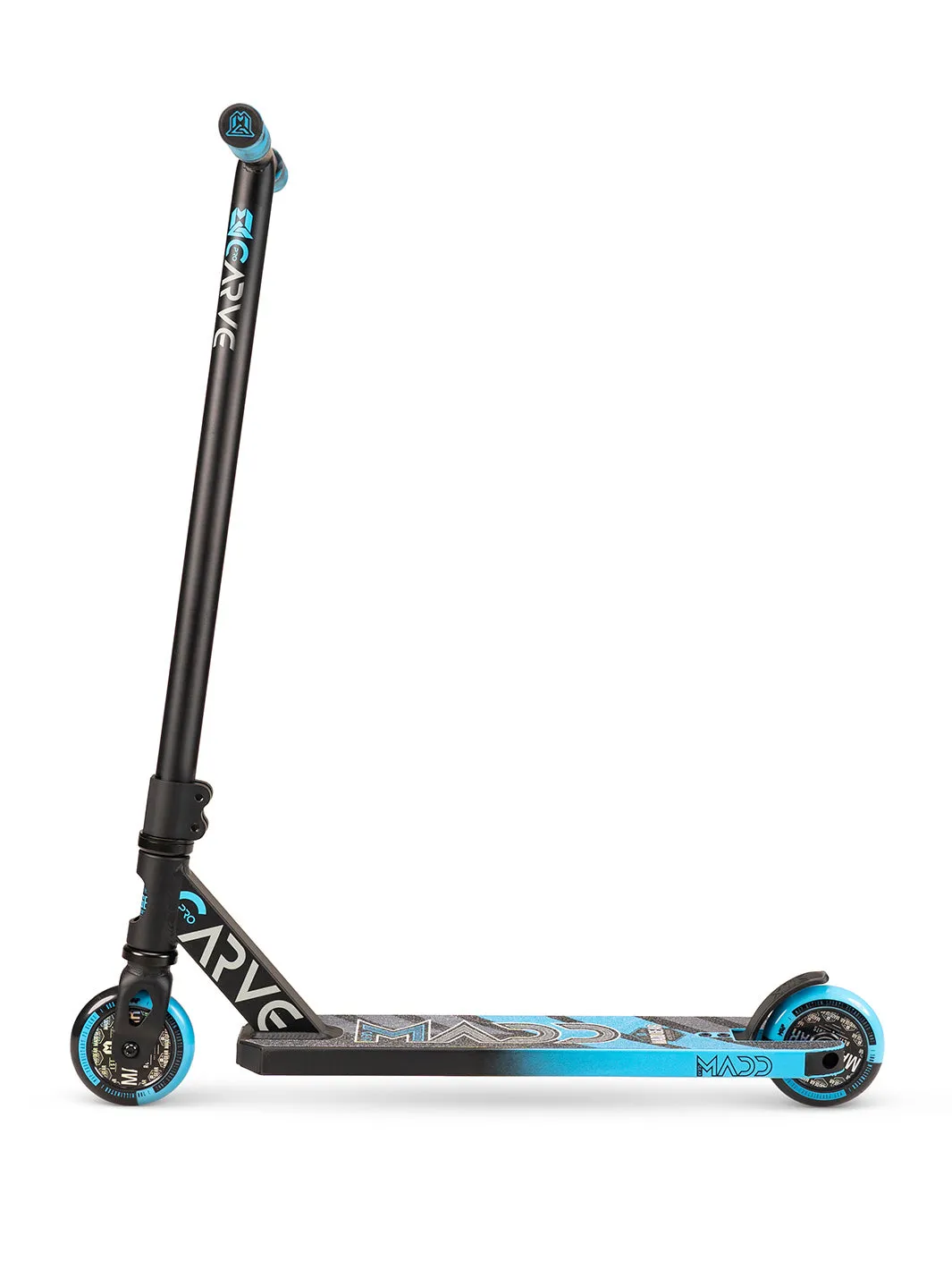 Madd Gear Carve Pro-X tricksparkcykel svart blå barn