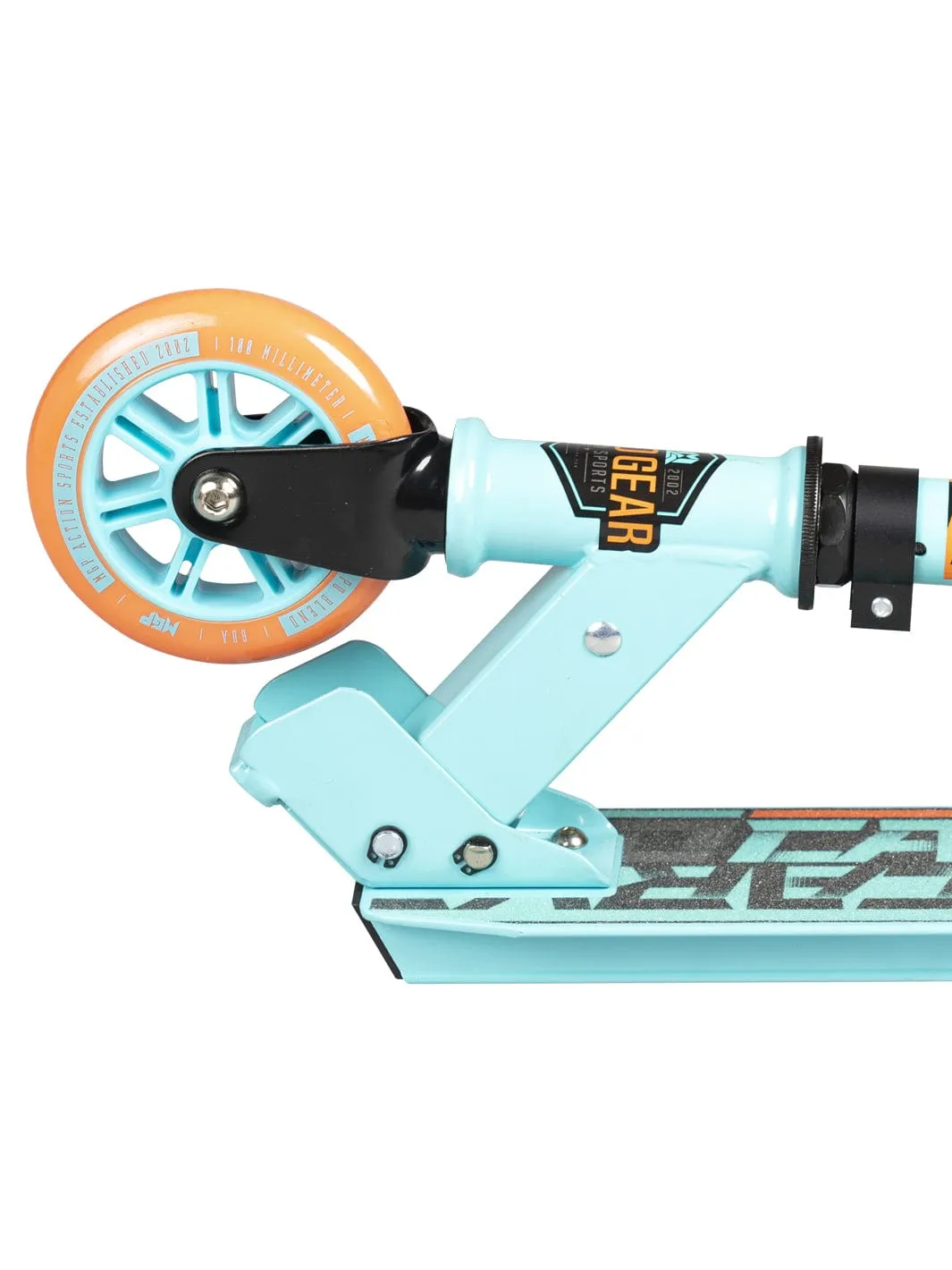 Madd Gear Carve 100 sparkcykel turkos orange