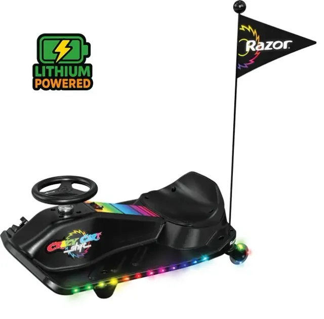 Razor Crazy Cart Shift Lightshow Pro driftkart med ljus