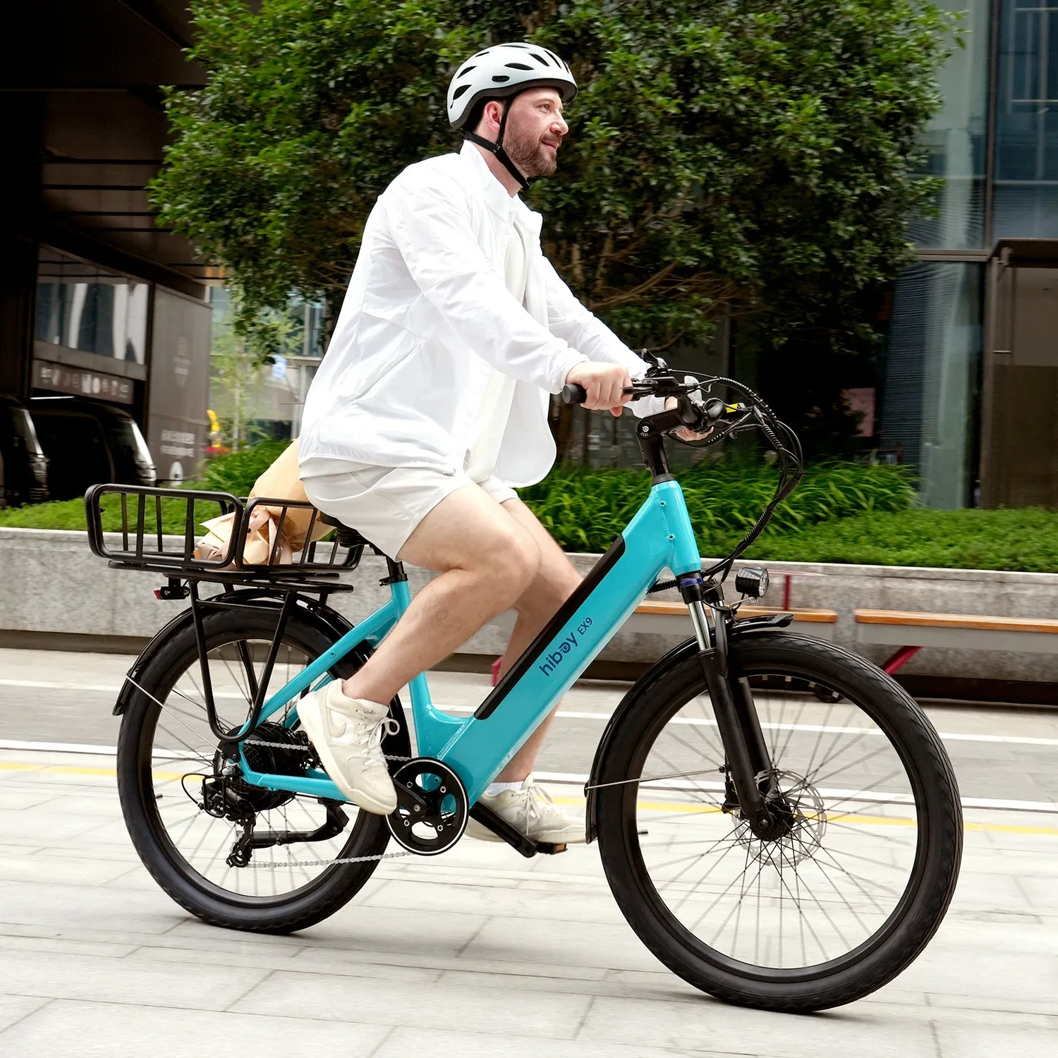 Hiboy EX9 Urban Commuter elcykel 1000W grå