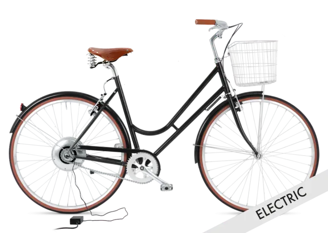 BikeID Step-through Electric elsparkcykel svart