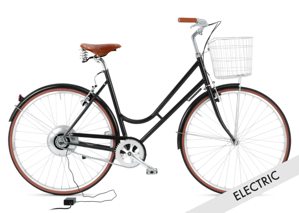 BikeID Step-through Electric elsparkcykel svart