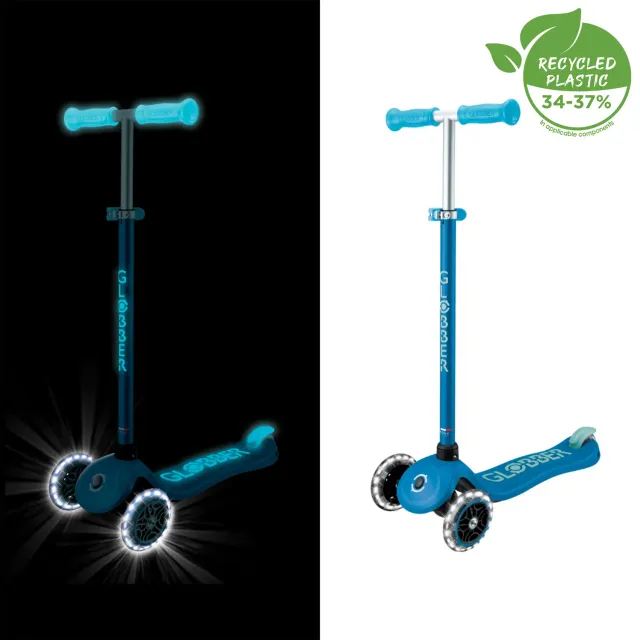 Globber Primo Plus Lights Glow sparkcykel glow 3-9 år