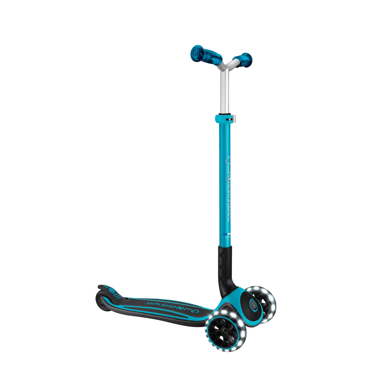 Globber ACE Lights trehjulig sparkcykel barn lysande hjul