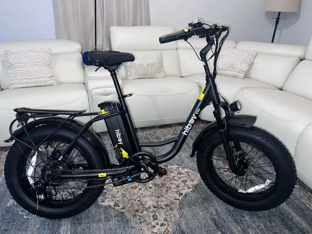 Hiboy EX6 elcykel lågt insteg fatbike