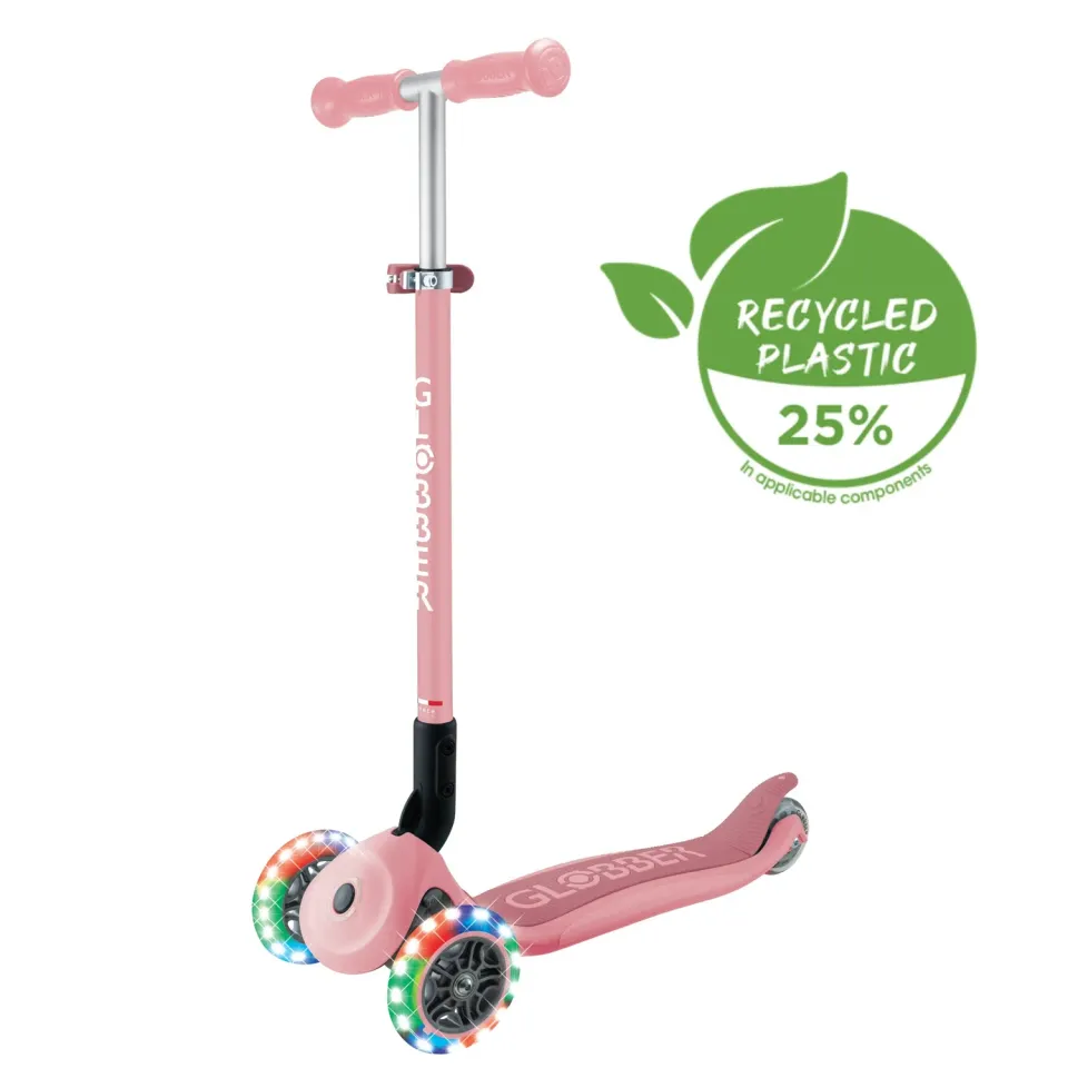 Globber Primo Foldable Lights sparkcykel 3-hjulig LED