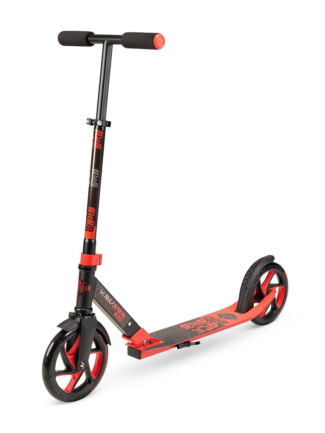 Madd Gear Kruzer 200 sparkcykel röd hopfällbar