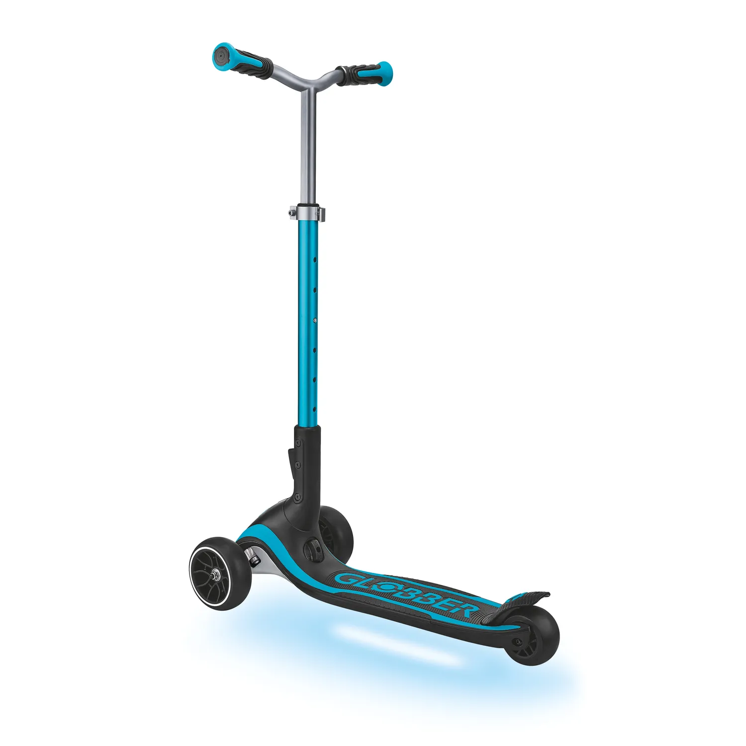 Globber Ultimum Lights trehjulig sparkcykel LED-däck