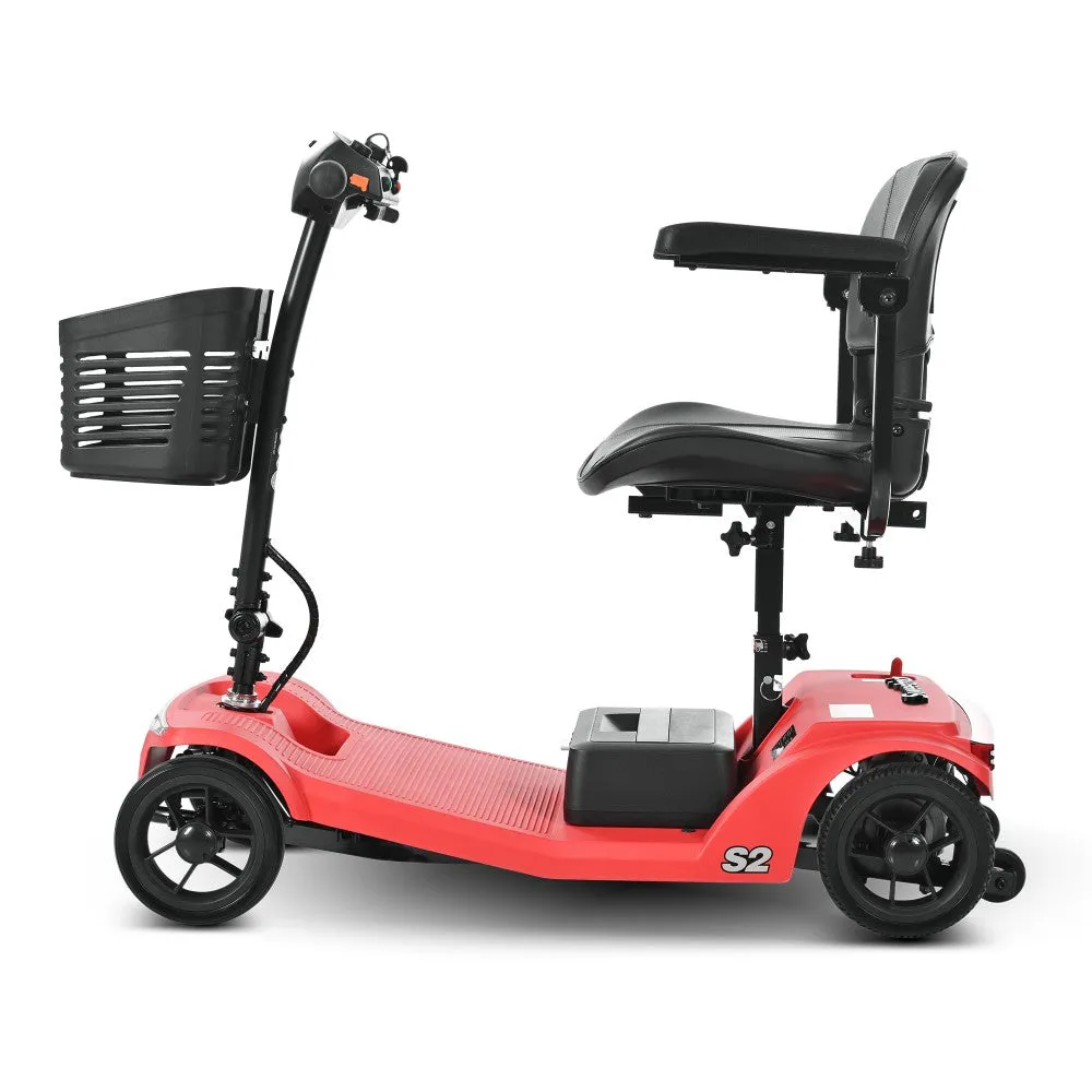AOVO S2 elscooter svart hopfällbar promenad