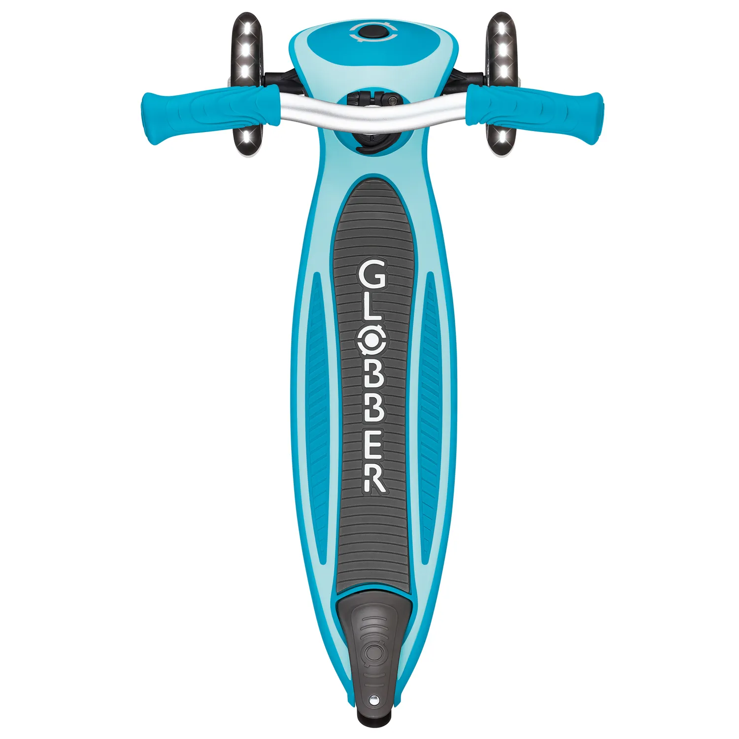 Globber Master Lights sparkcykel bred EVA tonåring