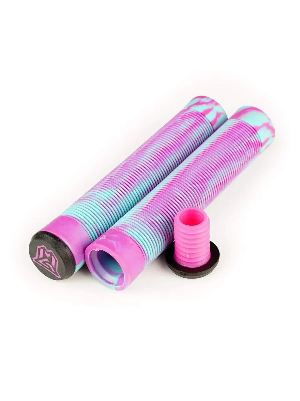 Madd Gear TPR Grind handtag 150 mm rosa/teal swirl