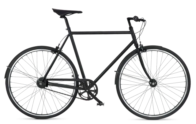 BikeID Diamond 7 sparkcykel mattsvart