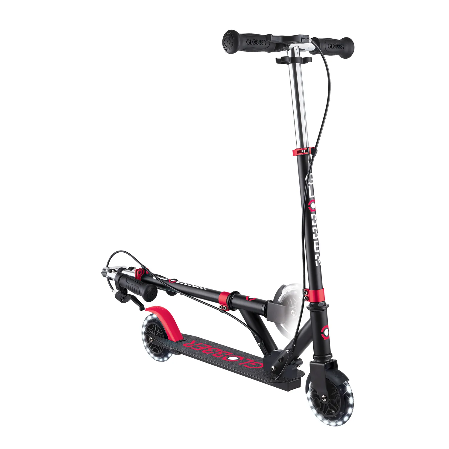 Globber Flow Element Junior Lights sparkcykel LED