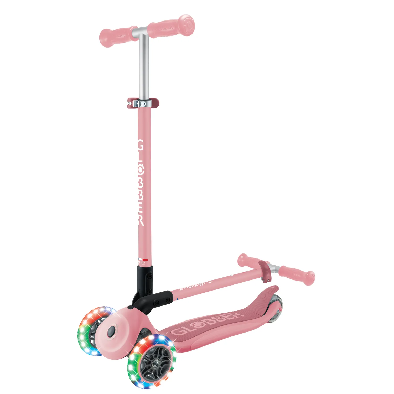 Globber Primo Foldable Lights sparkcykel 3-hjulig LED