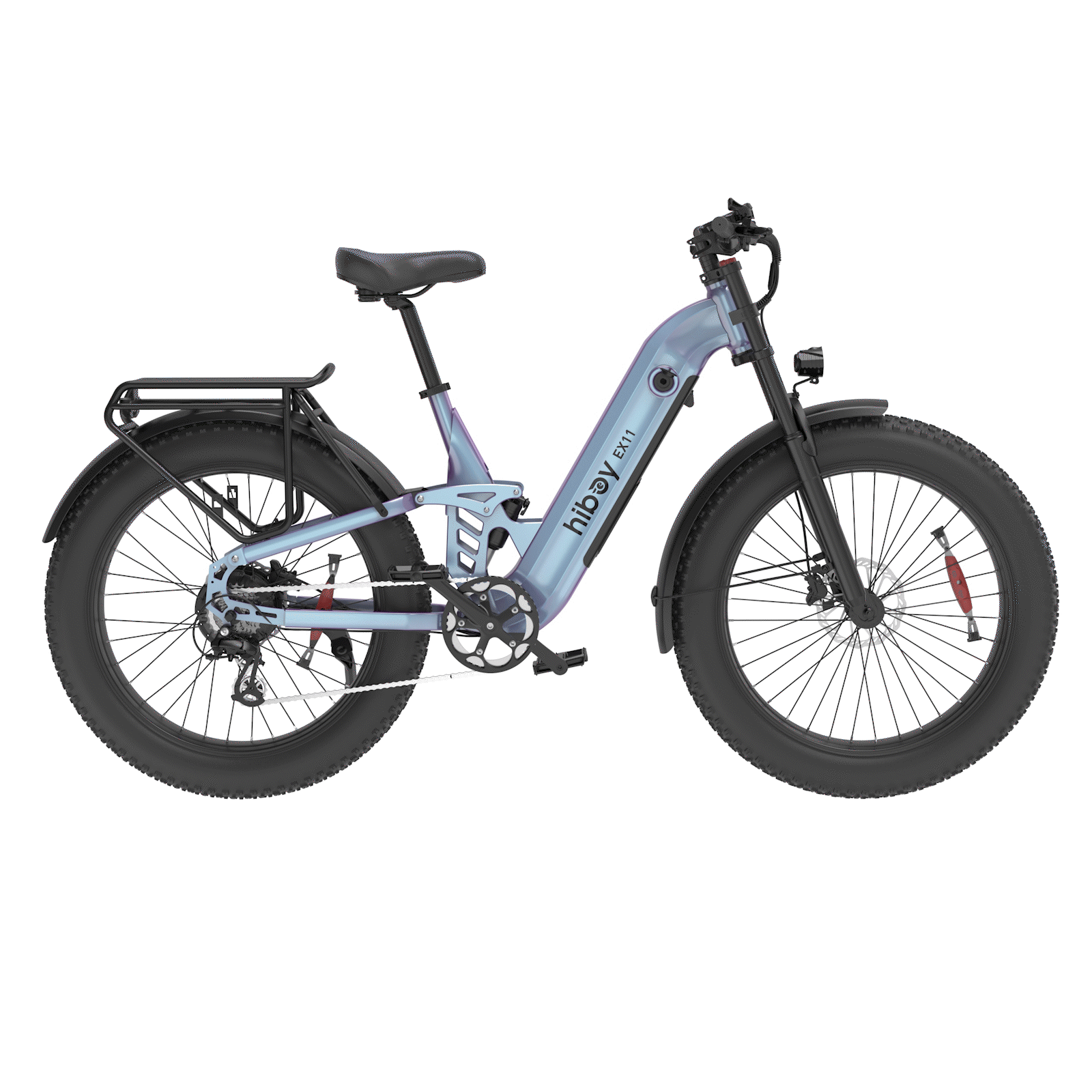 Hiboy EX11 elcykel 26 tum chameleon heldämpad fatbike