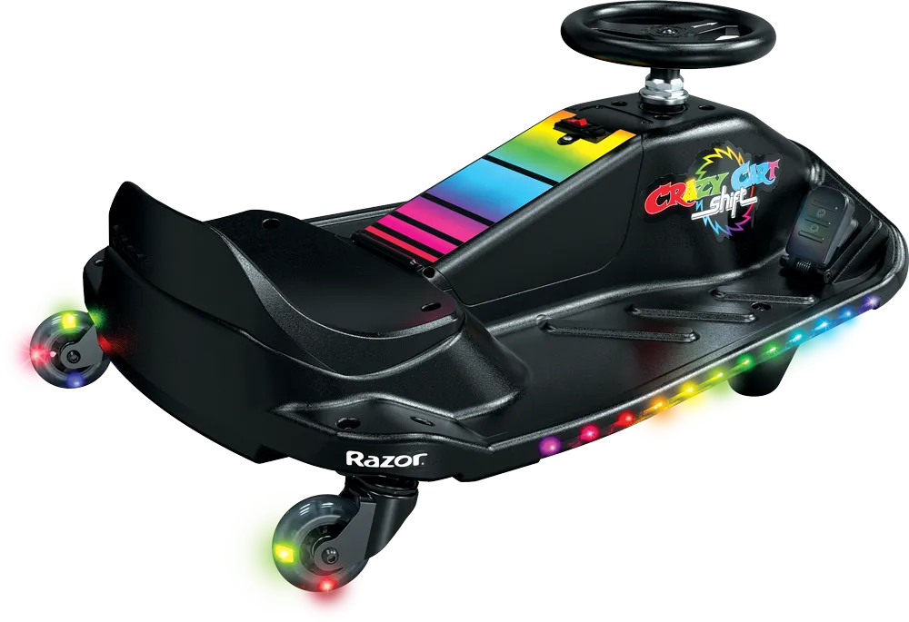 Razor Crazy Cart Shift Lightshow Pro driftkart med ljus