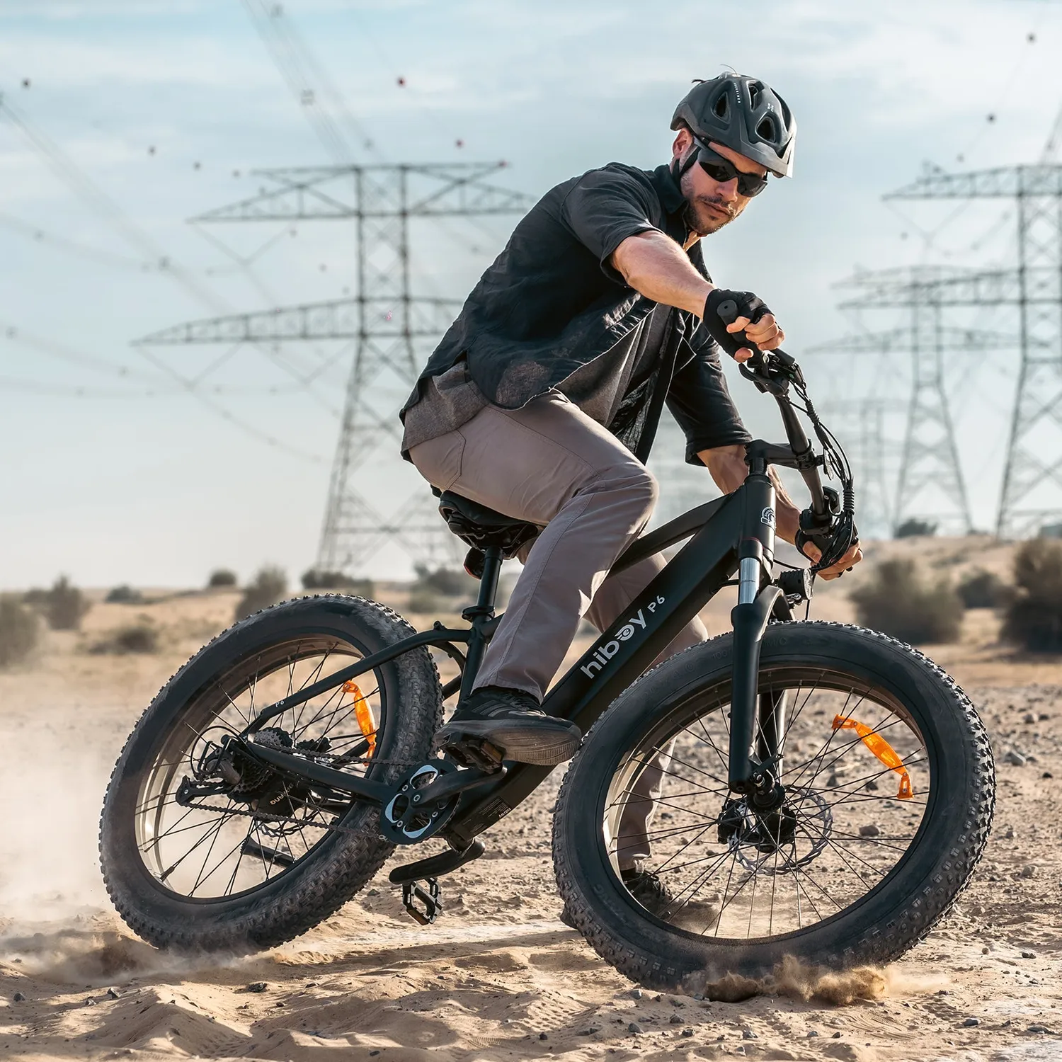 Hiboy P6 elcykel fatbike grova däck