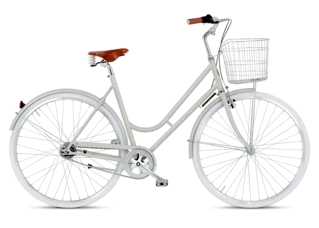 BikeID Step-through 7 elsparkcykel ljusgrå