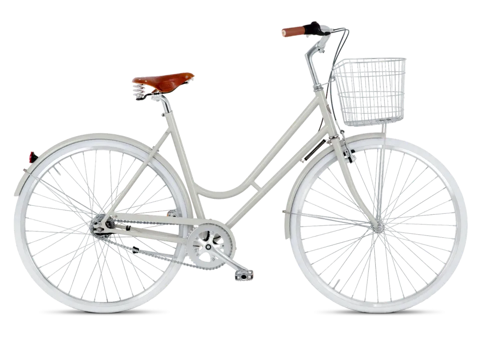 BikeID Step-through 7 elsparkcykel ljusgrå