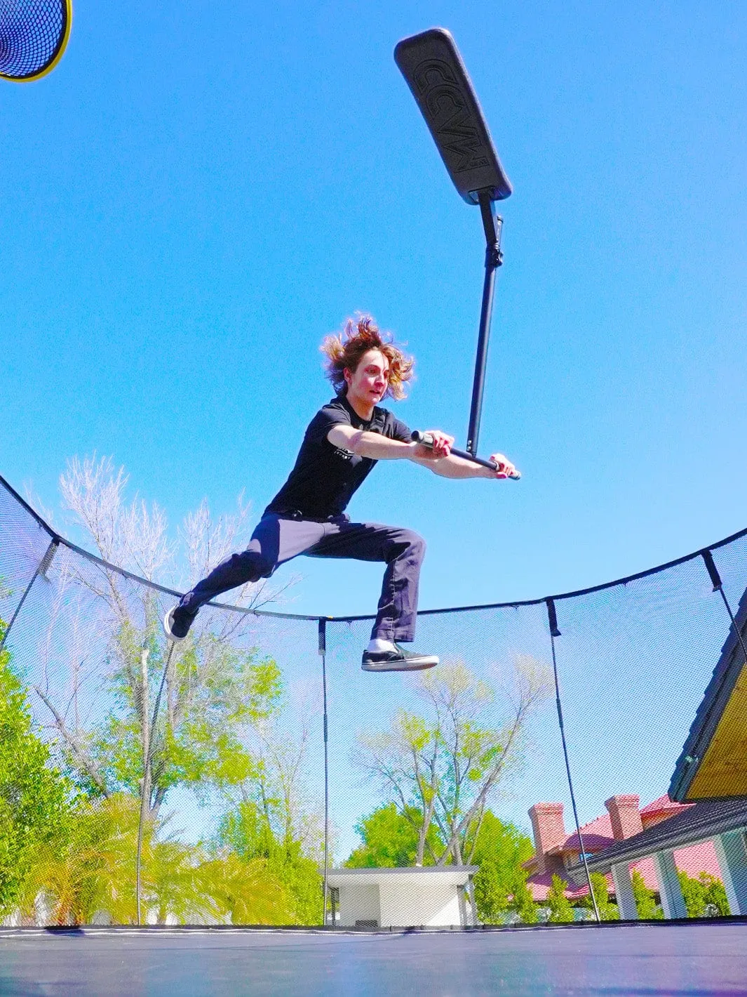 Madd Gear Bounce Pro trampolinsparkcykel svart studsmatta