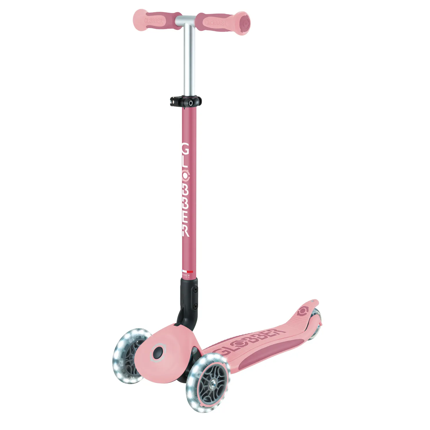 Globber Go-Up Deluxe Lights 360 sparkcykel sits
