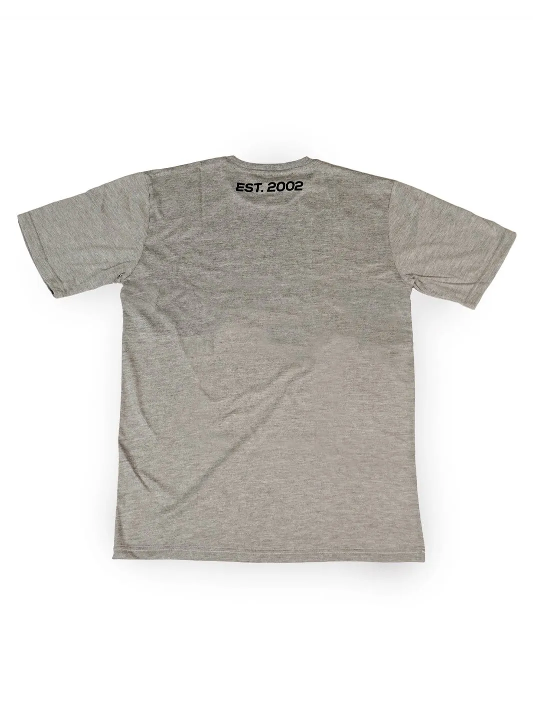 MGP Stripe Tee t-shirt grå vit broderad logga
