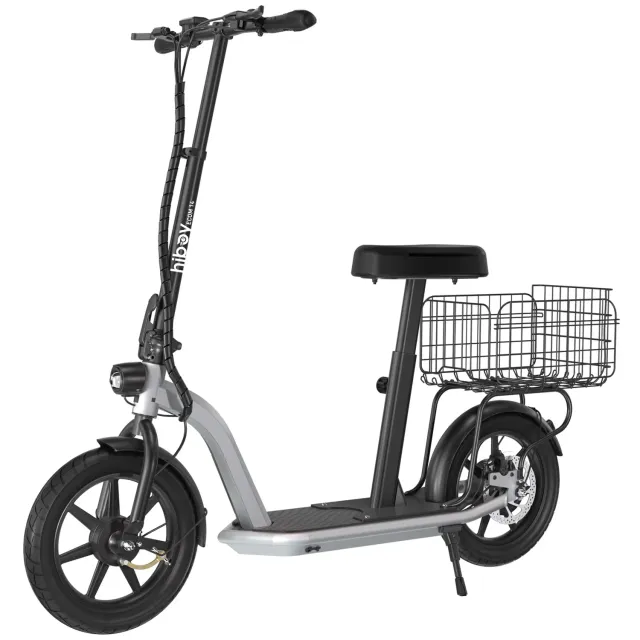 Hiboy ECOM 14 elsparkcykel sadel fettdäck