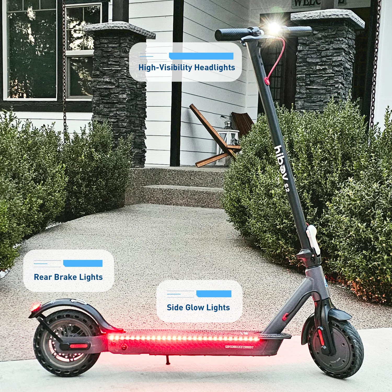 Hiboy S2 elsparkcykel 350W 27 km räckvidd