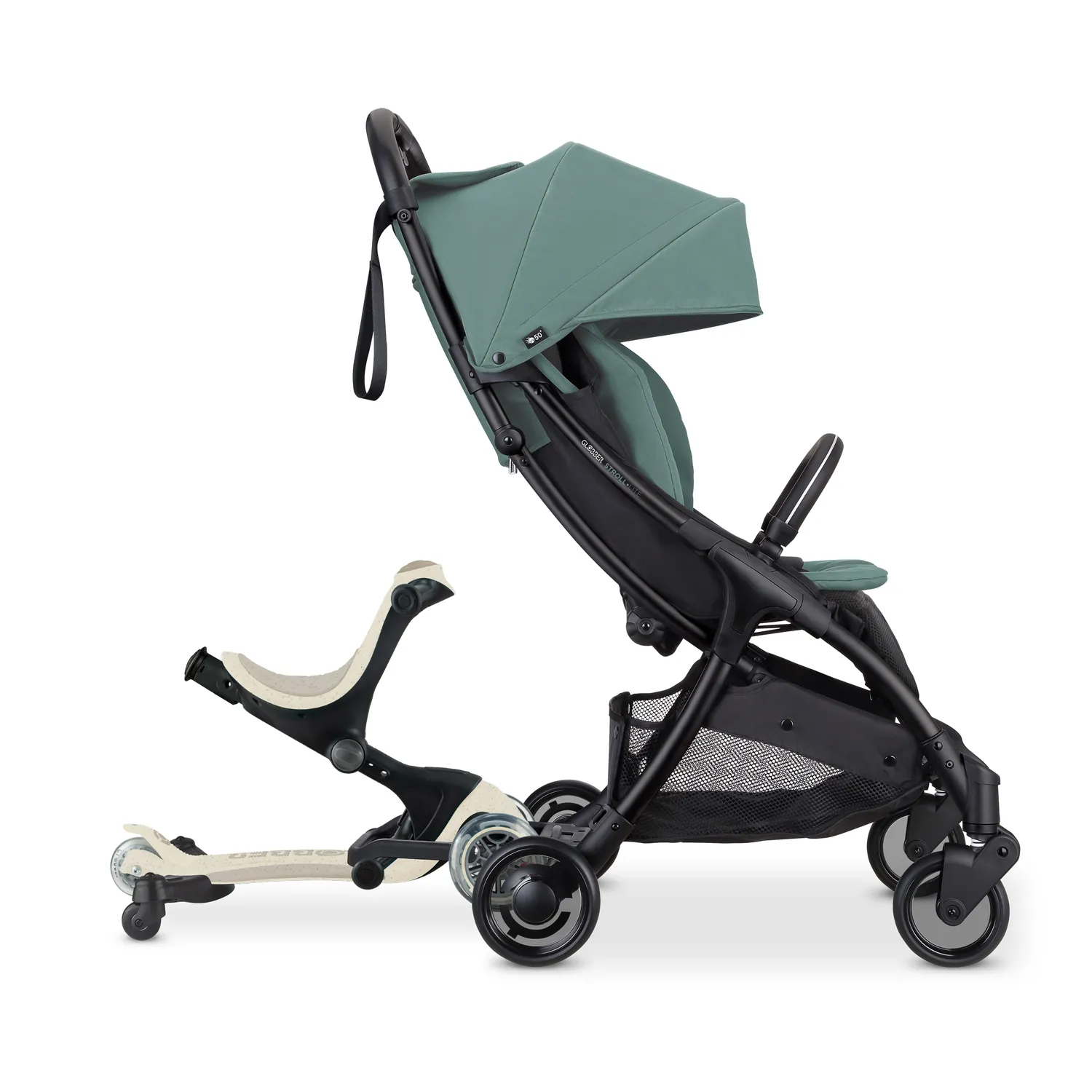 Globber Stroll-Lite sittvagn hopfällbar med sufflett