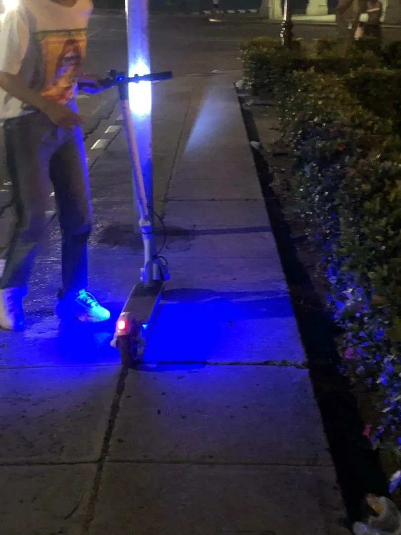 Hiboy S2 Lite ljusslinga elsparkcykel svart