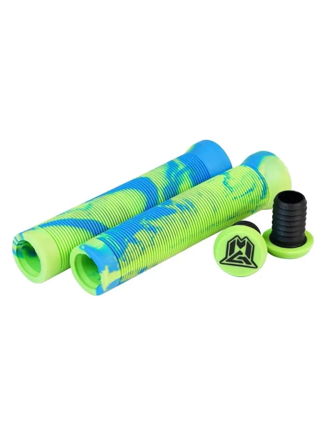 Madd Gear TPR Grind grips 150 mm sparkcykel grön-blå