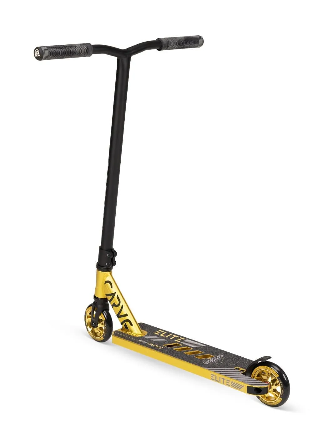 MGP Carve Elite tricksparkcykel svart guld lätt 100 kg