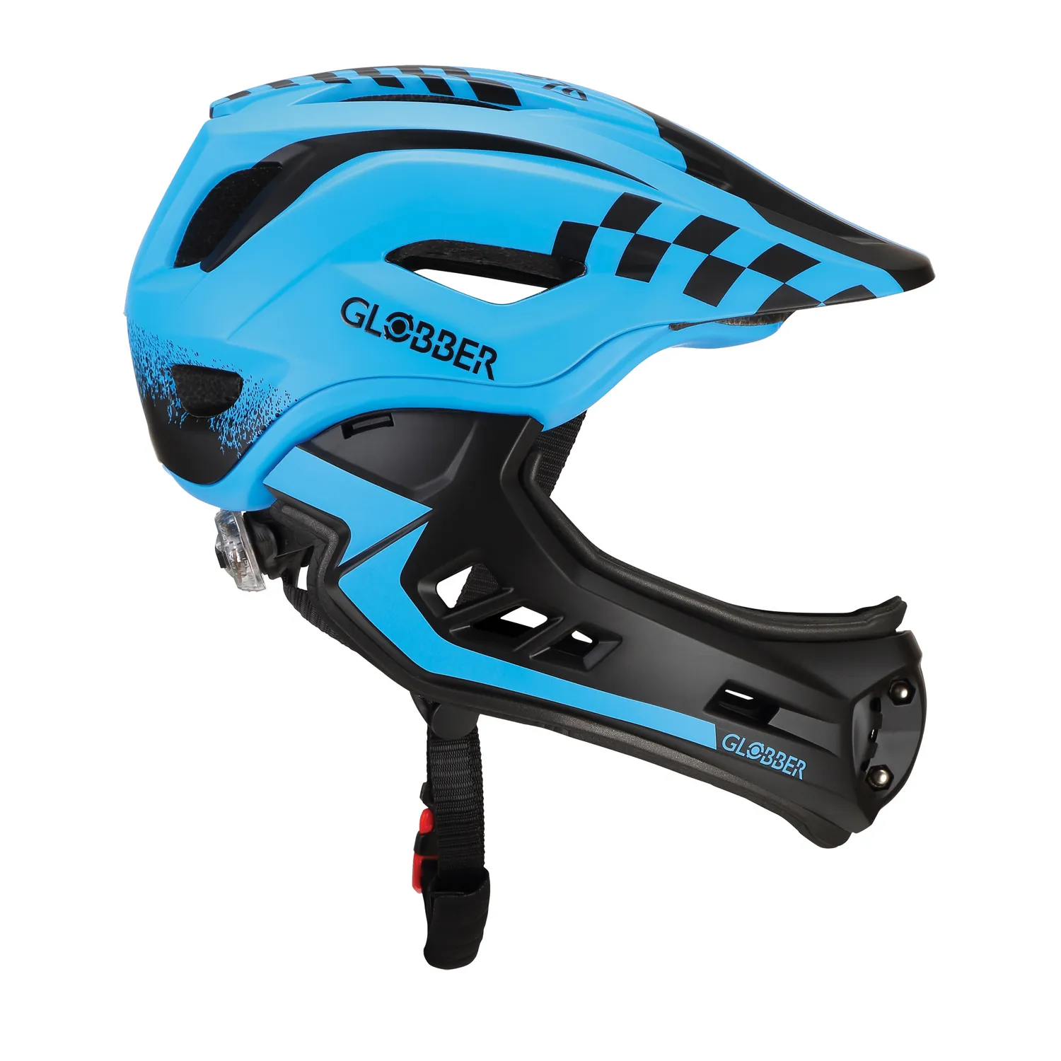 Globber Racing hjälm XS/S 48-53 cm fullface LED