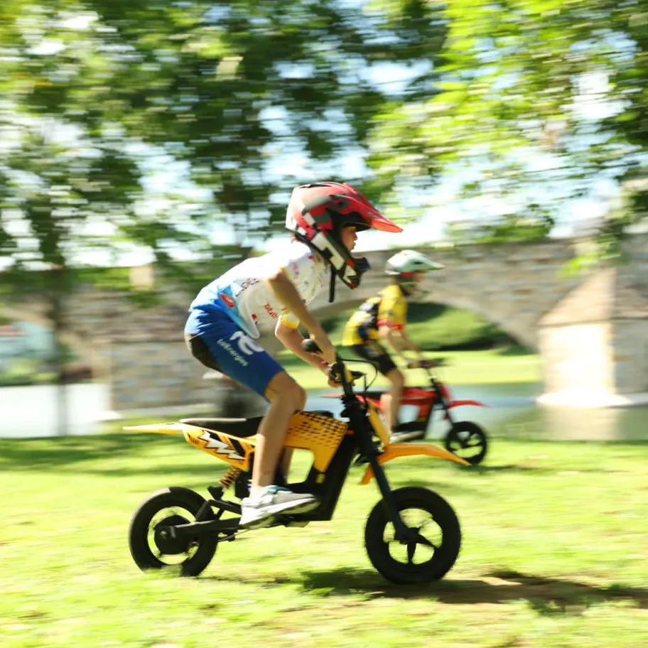 Hiboy DK2 eldirtbike barn 3-7 år gul