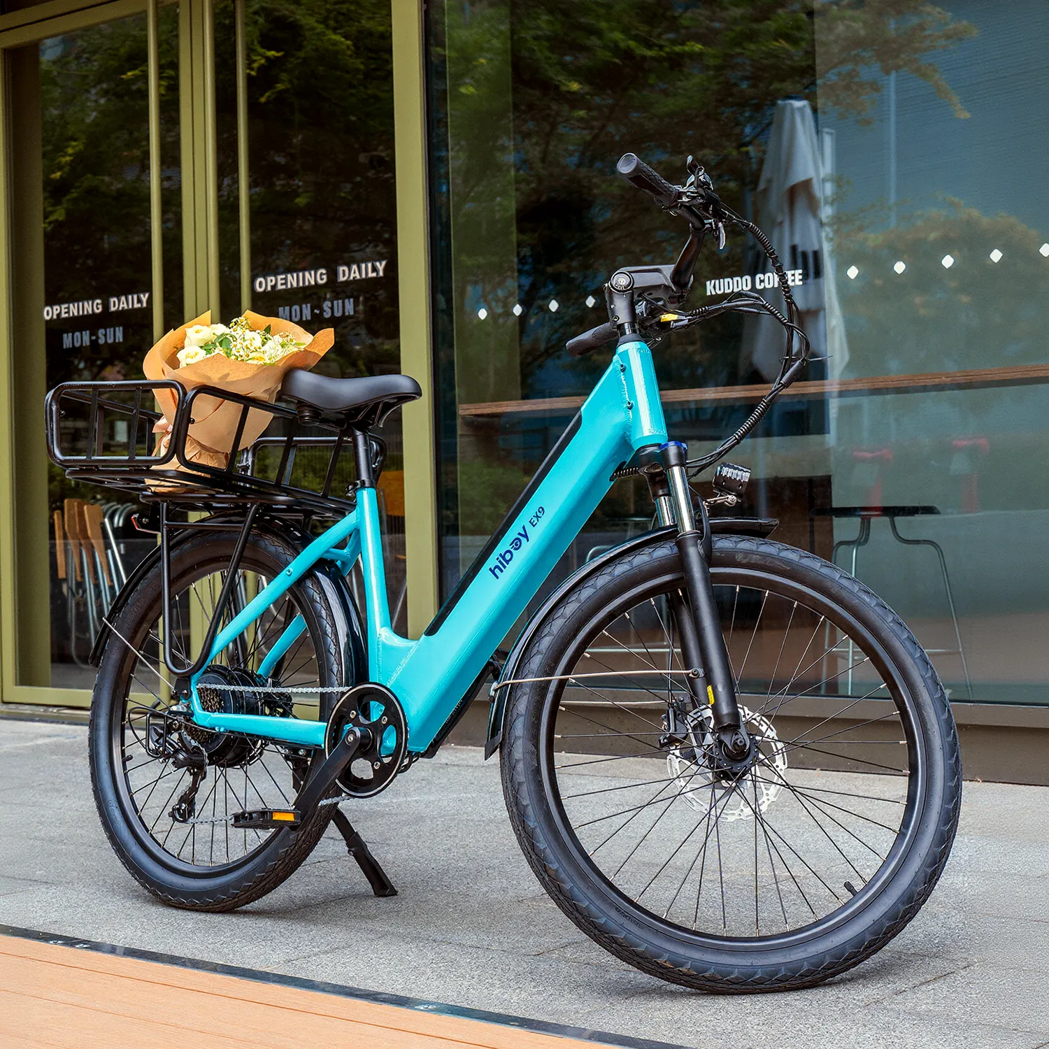 Hiboy EX9 Urban Commuter elcykel 1000W grå