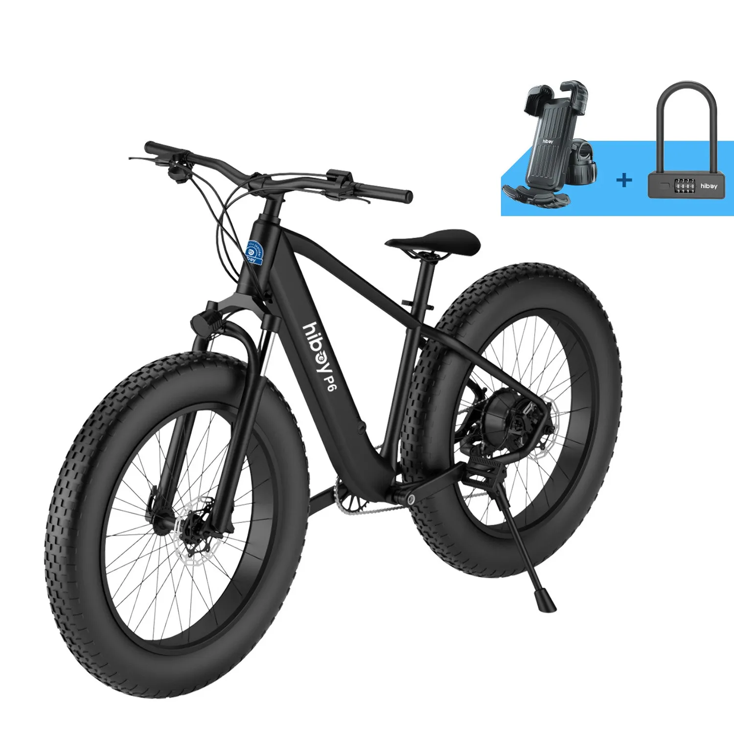 Hiboy P6 elcykel fatbike grova däck
