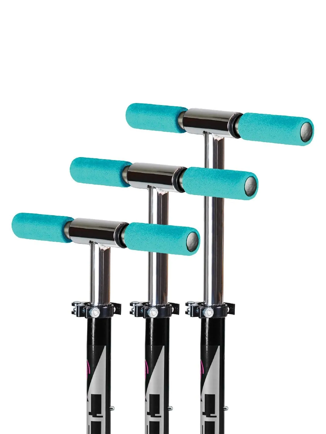 Madd Gear Rize 100 sparkcykel rosa-teal lysande hjul