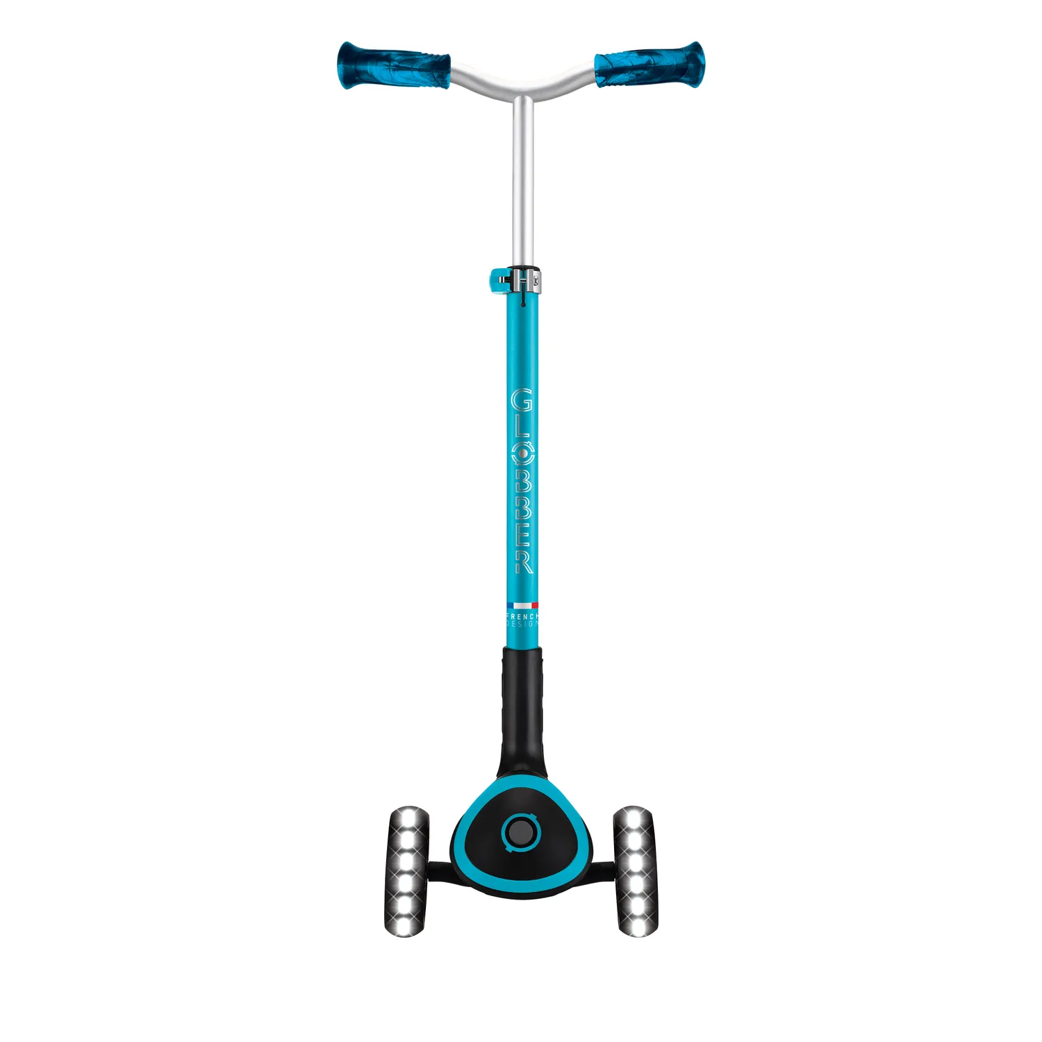 Globber ACE Lights trehjulig sparkcykel barn lysande hjul