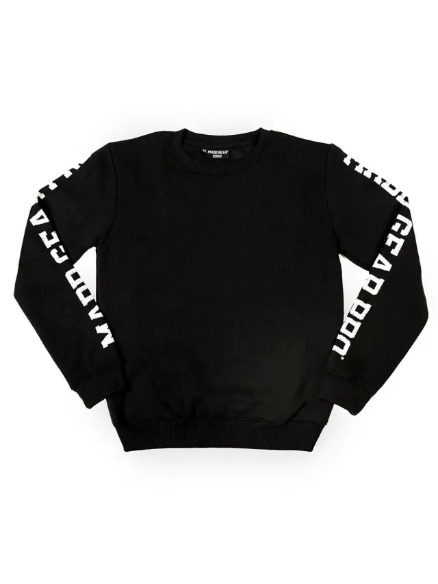 MGP Crew Neck sweatshirt svart bomullsmix